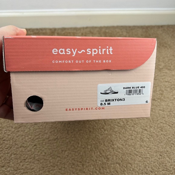 Easy Spirit Women's Brixton 3 Dark Blue Comfort Slip-On Sandals Size 8.5M NEW - Picture 9 of 9